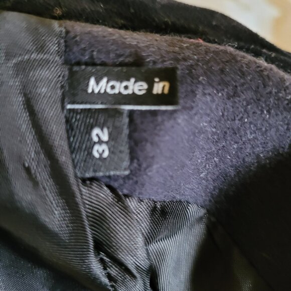 The Kooples Women's Navy Wool Peacoat Size EU 32 /XS-S - Picture 14 of 14